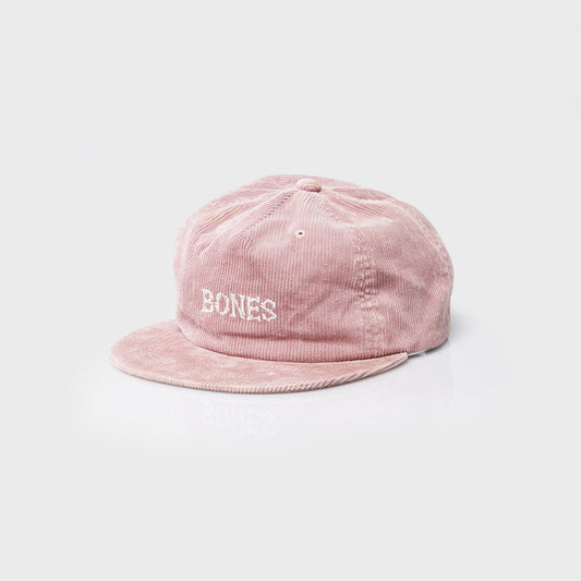 Bones Club Cord Dusty Pink Cap