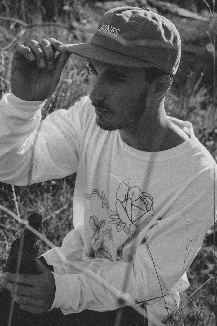 Bones Club Unstructured Cap - Black