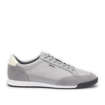 Boss - Nitan Trainers in Medium Grey - Nigel Clare