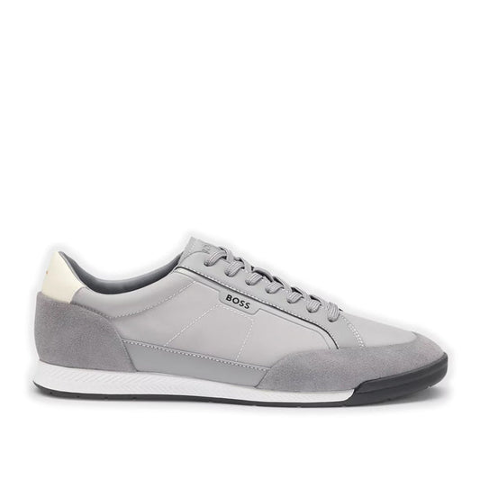 Boss - Nitan Trainers in Medium Grey - Nigel Clare