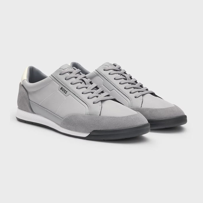 Boss - Nitan Trainers in Medium Grey - Nigel Clare