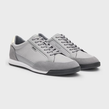 Boss - Nitan Trainers in Medium Grey - Nigel Clare