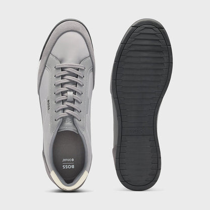 Boss - Nitan Trainers in Medium Grey - Nigel Clare