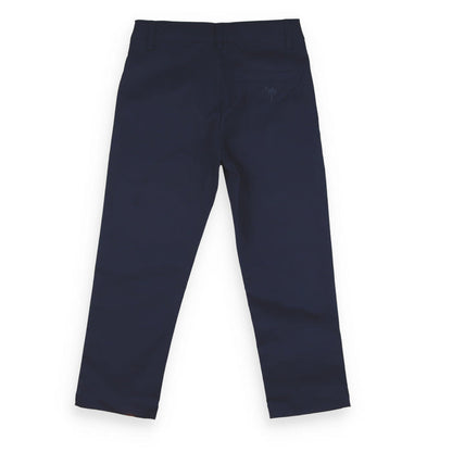 Boys Button Pants - Navy Twill