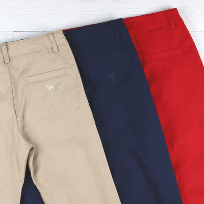 Boys Button Pants - Navy Twill