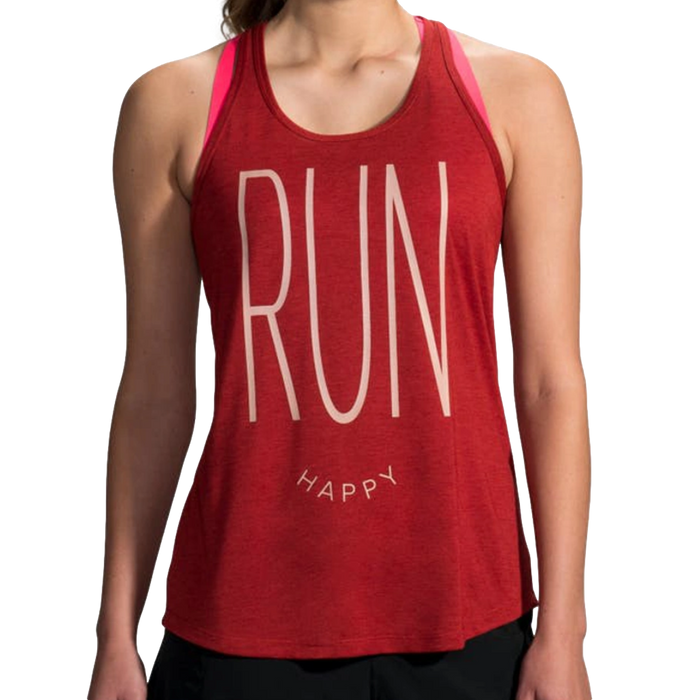 Brooks Womens Distance Graphic Tank Tee--City Sports
