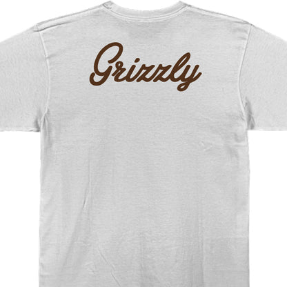 Camiseta Grizzly Back Script Logo Tee Inv