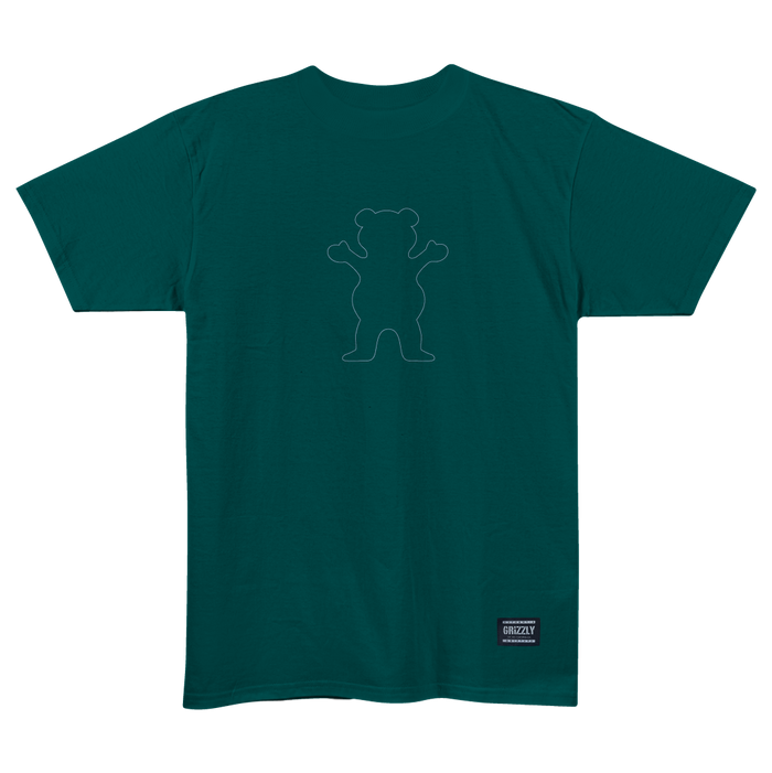 Camiseta Grizzly Outline Og Bear Tee