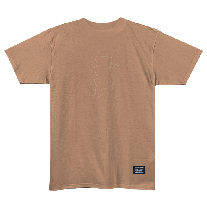 Camiseta Grizzly Outline Og Bear Tee