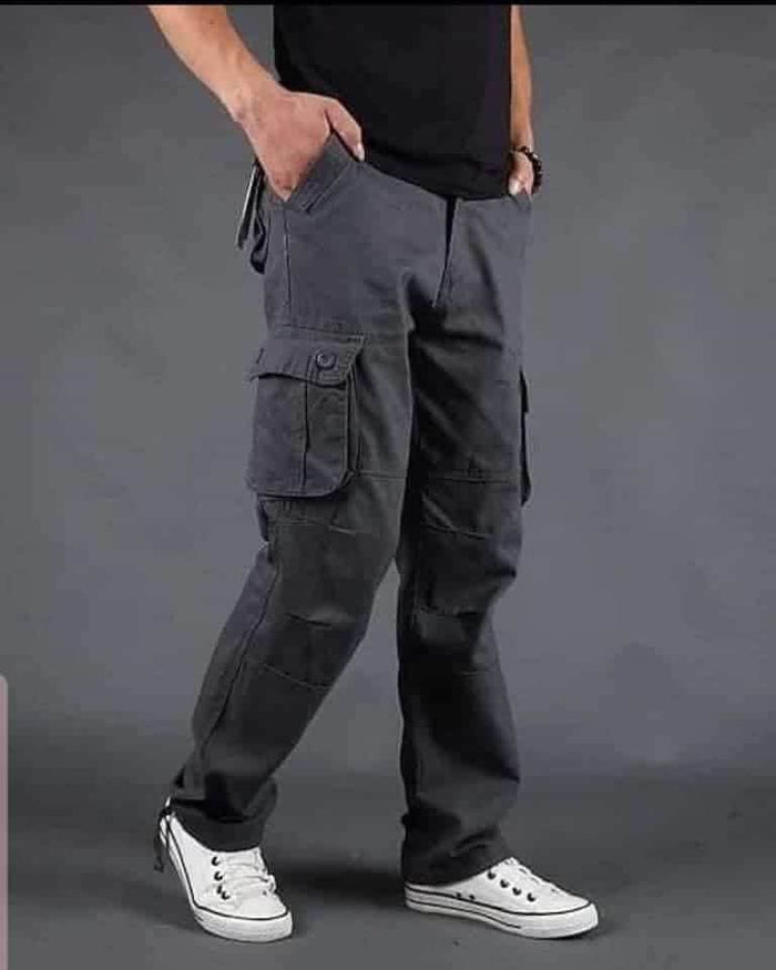 Cargo Pants - Dark Grey - Dubai Offers Today