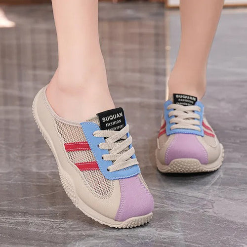 Casual Unisex Mesh Slip-On Mules Sneakers