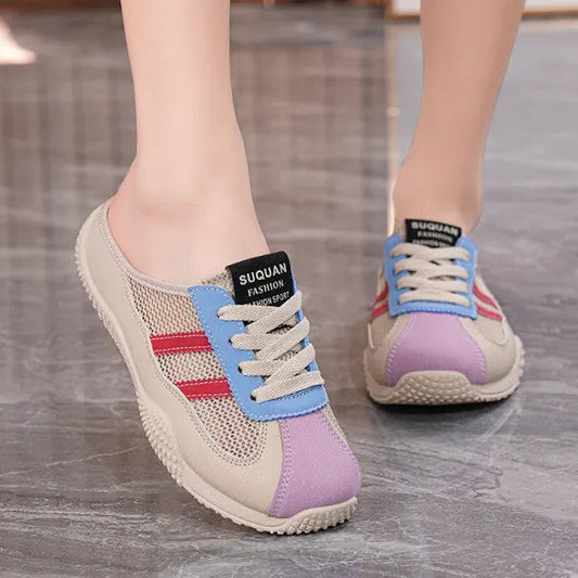 Casual Unisex Mesh Slip-On Mules Sneakers