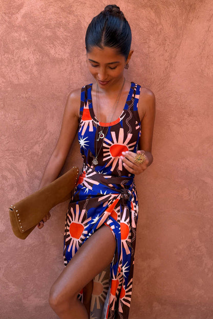 Chocolate & Blue Sun Jaspre Skirt