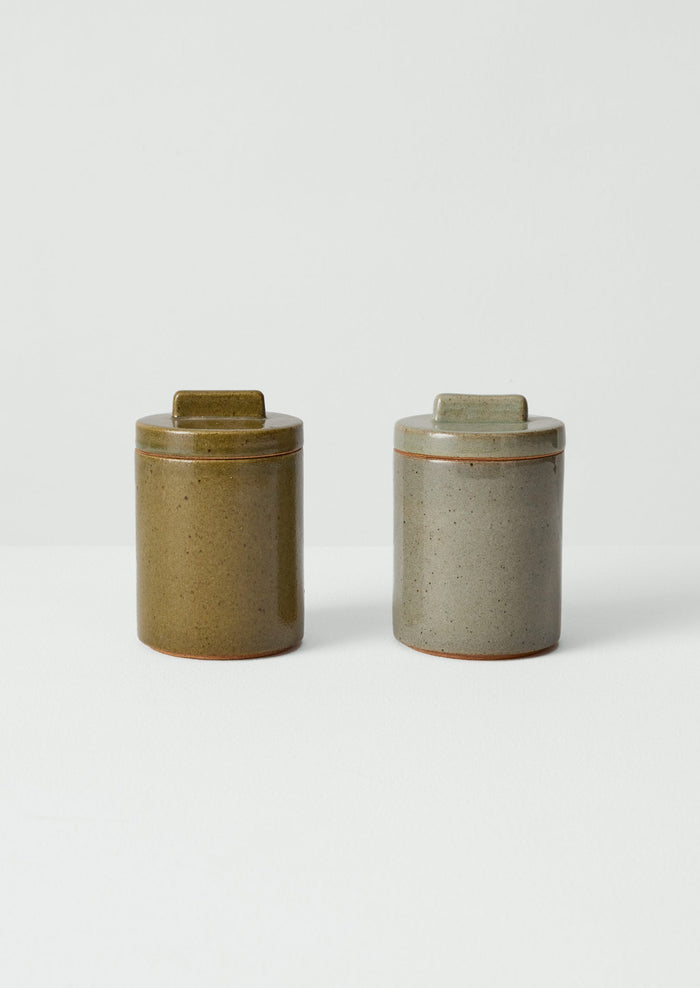 Cisco And The Sun Stoneware Storage Jar | Dove