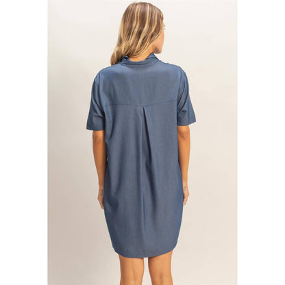 Collared Shirt Dress