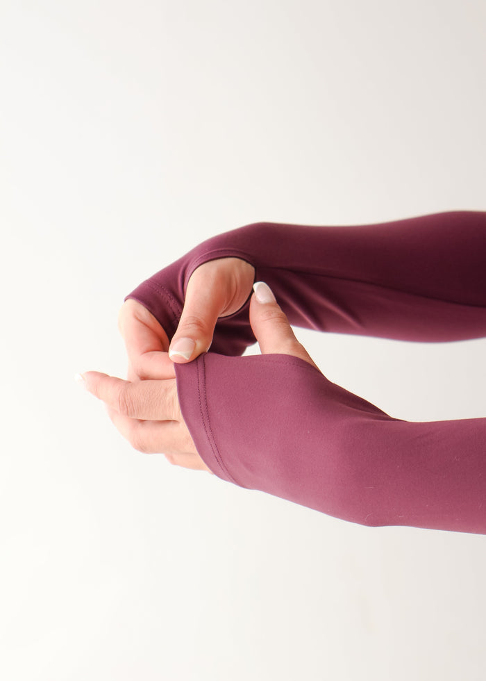 COMEBACK Curve Jacket - PLUM