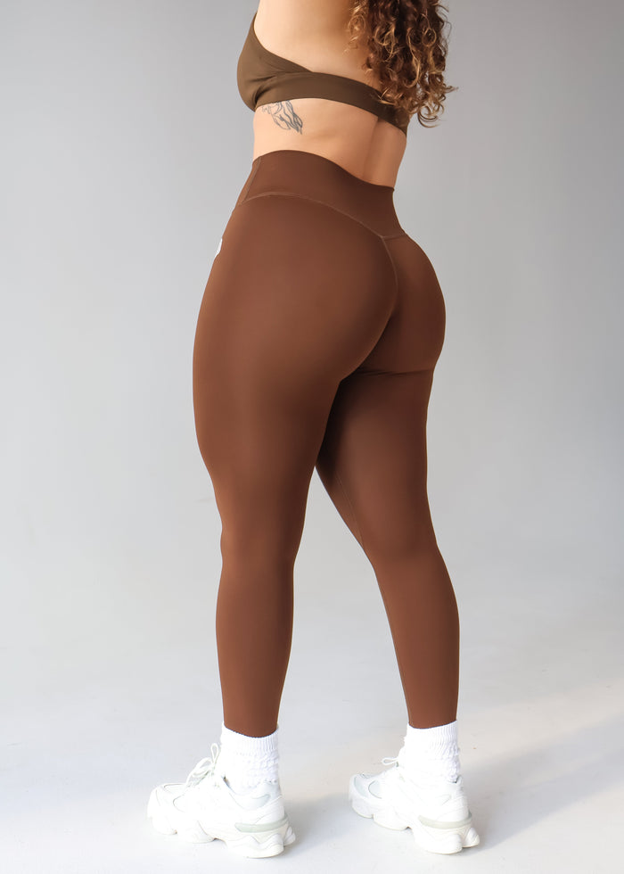 COMEBACK Curve Leggings - COFFEE