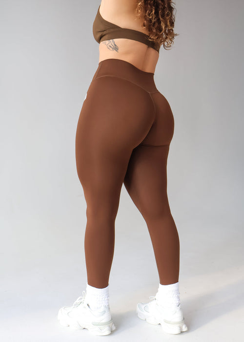 COMEBACK Curve Leggings - COFFEE