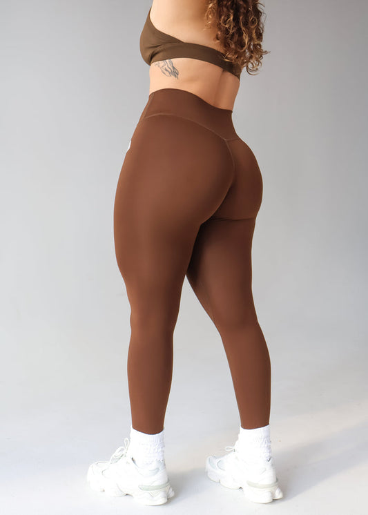 COMEBACK Curve Leggings - COFFEE