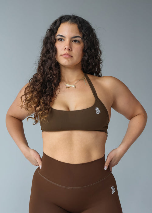 COMEBACK Halter Bra - COFFEE
