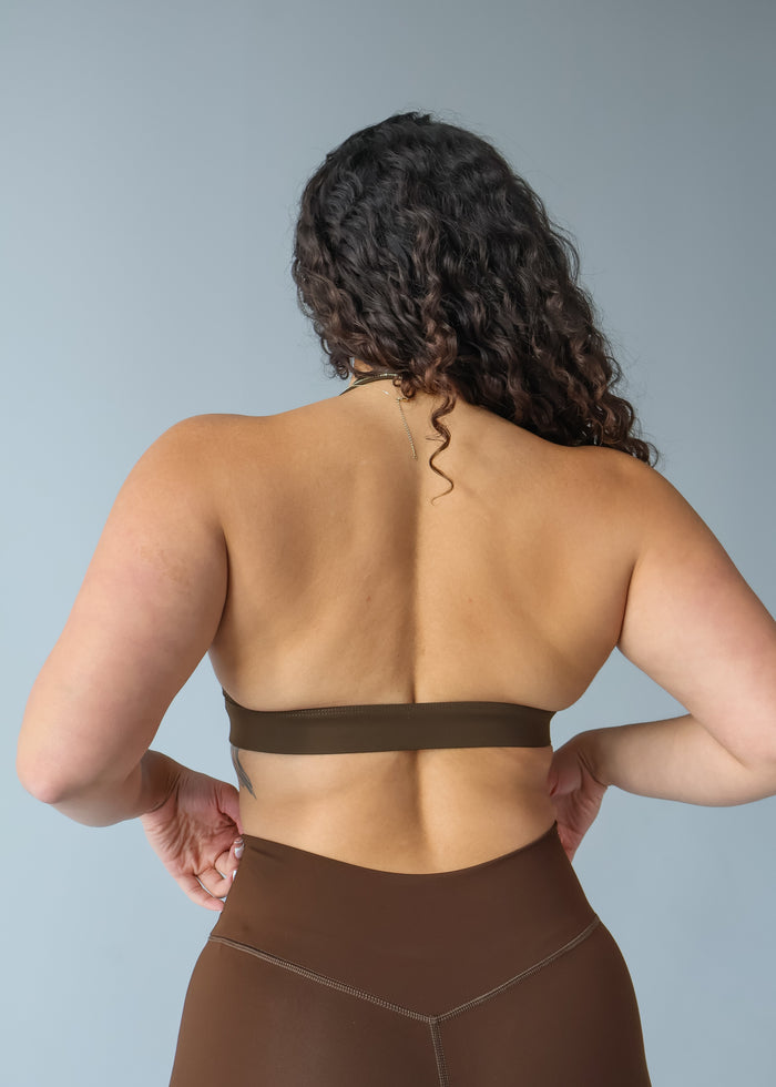 COMEBACK Halter Bra - COFFEE