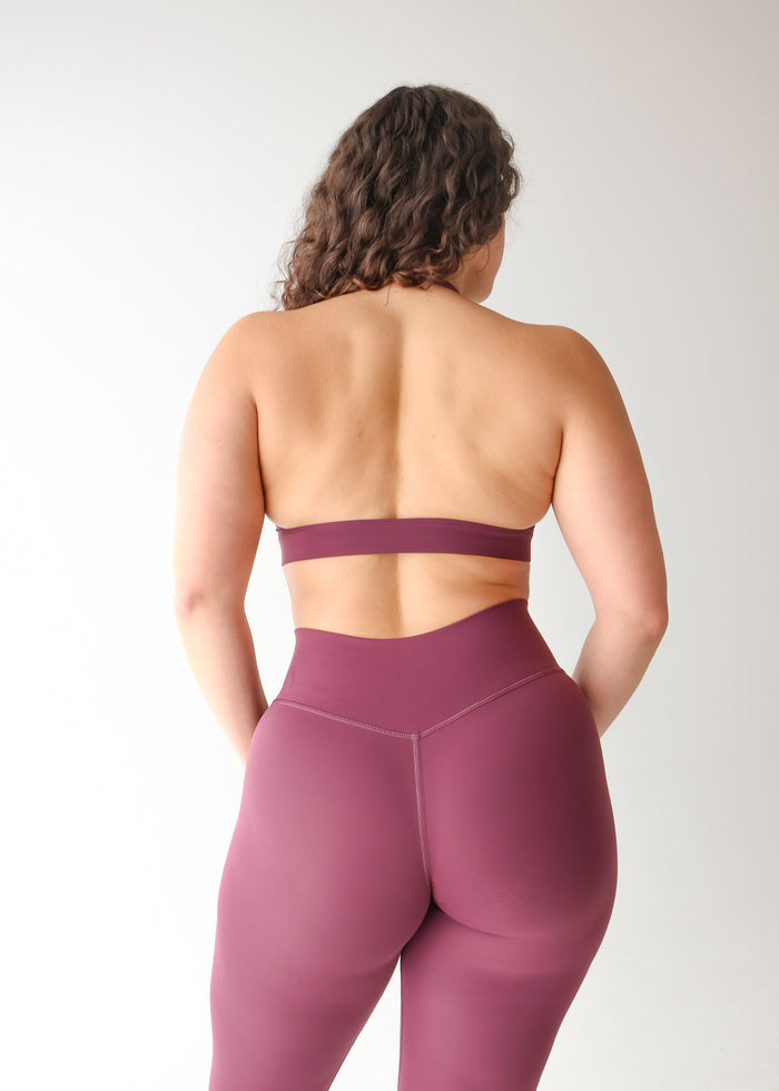 COMEBACK Halter Bra - PLUM