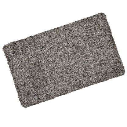Cotton Barrier Doormat Machine Washable Large Non-Slip Floor Mat Stone