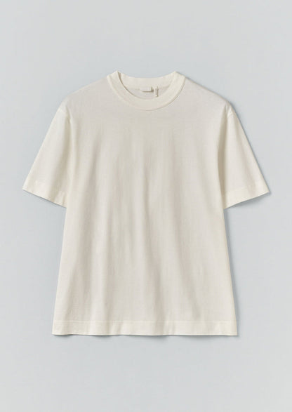 Cotton Relaxed Tee | Paper White