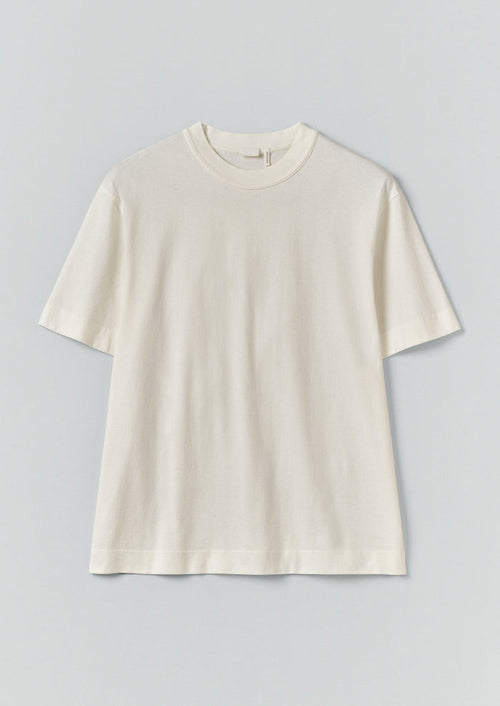 Cotton Relaxed Tee | Paper White