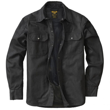 Covert Wax Riding Shirt: When you don’t want to wear a heavy jacket, but need more than just a t-shirt; that’s where the Scor