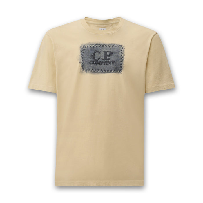 C.P. Company - Chest Print T-Shirt in Frozen Dew - Nigel Clare
