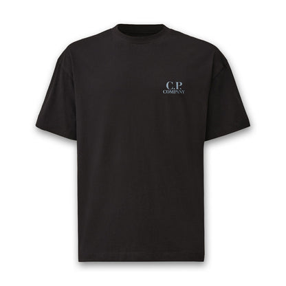 C.P. Company - Jersey 30/1 T-Shirt in Total Eclipse - Nigel Clare