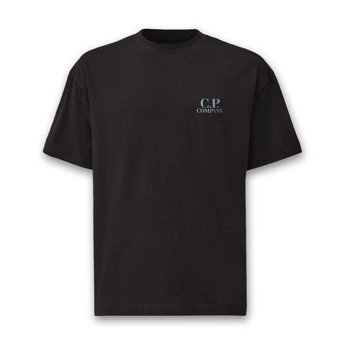 C.P. Company - Jersey 30/1 T-Shirt in Total Eclipse - Nigel Clare