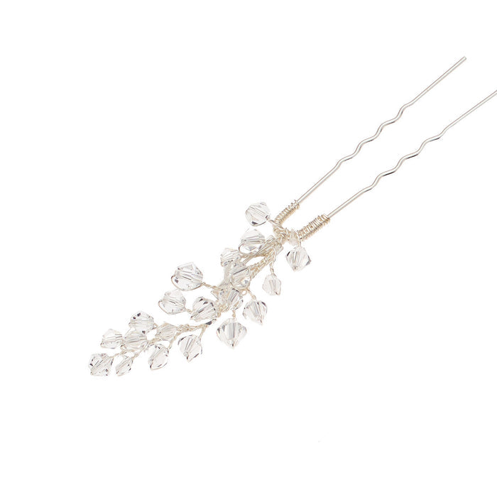 Crystal Foilage Hair Pin 3 Set - Accessory - POIRIER