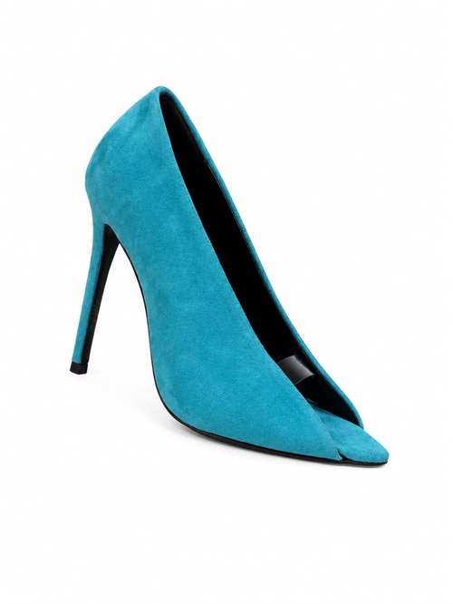 Dark Chocolate Suede Stiletto Pumps – Timeless
