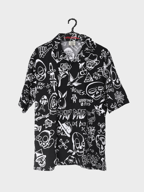 Day For It Bowlo Shirt - Charcoal