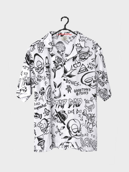 Day For It Bowlo Shirt - White