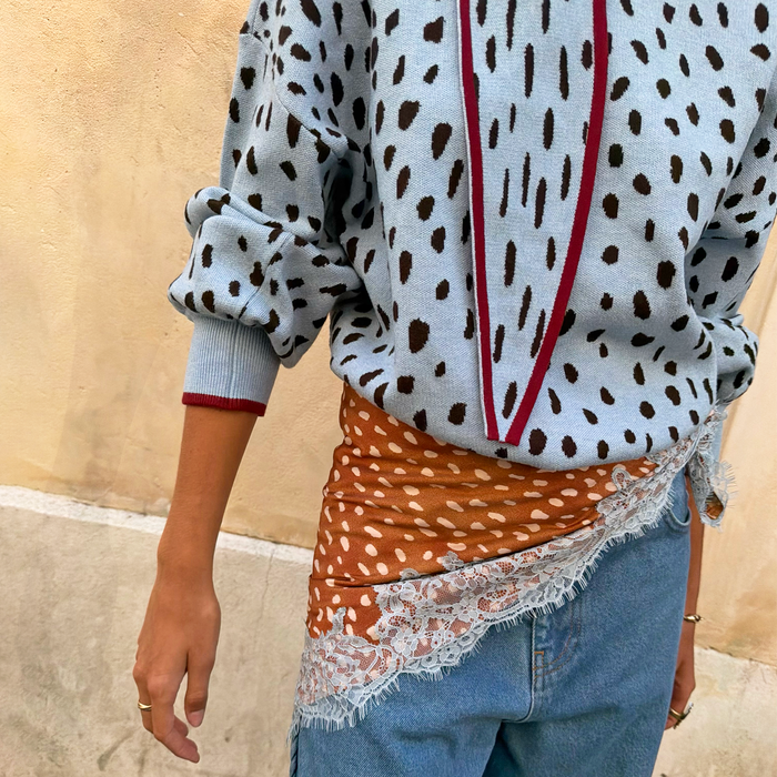 Deer Bandana with Lace