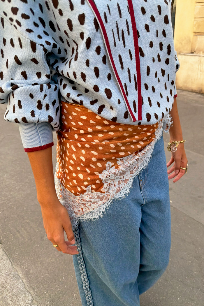 Deer Bandana with Lace