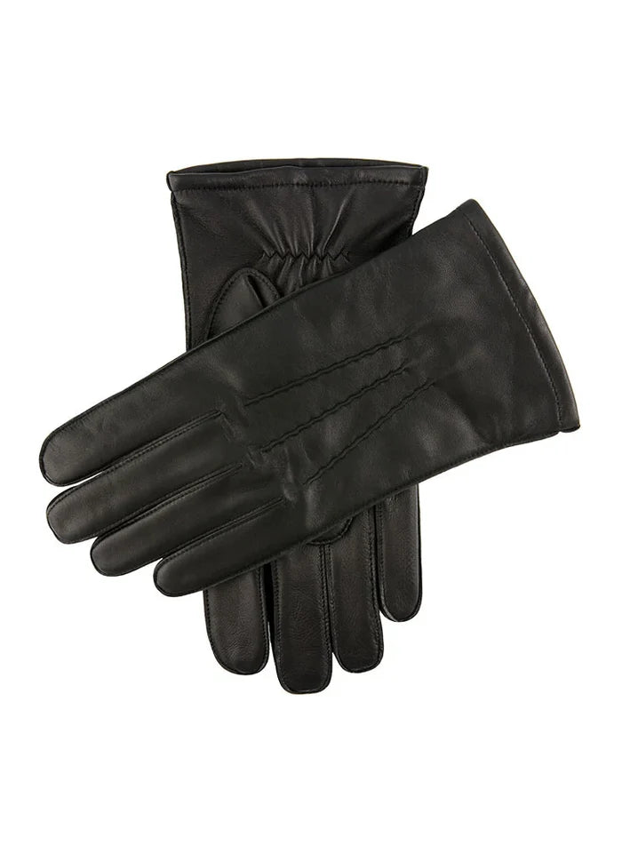 DENTS DILTON- Men's Three-Point Lined Leather Gloves