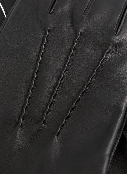 DENTS DILTON- Men's Three-Point Lined Leather Gloves