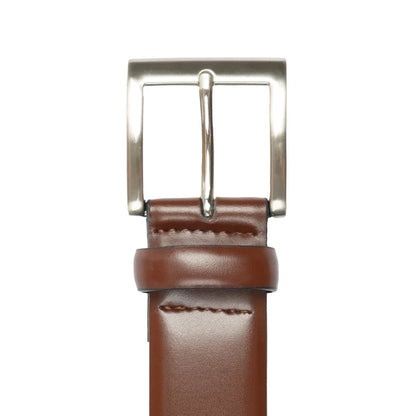 DENTS Plain Leather Belt - Tan