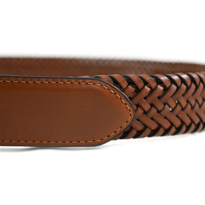 DENTS Plaited Leather Belt