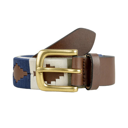 DENTS Polo Full-Grain Leather Belt with Brass Buckle