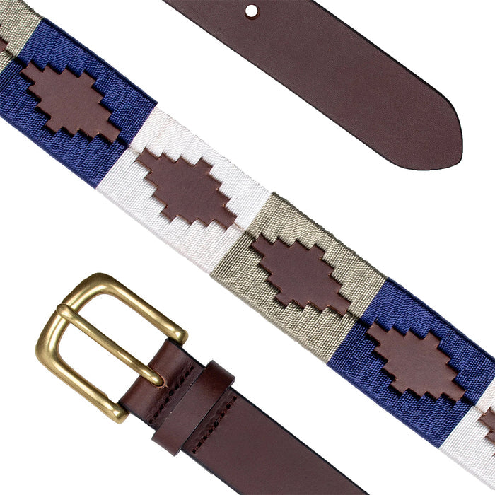 DENTS Polo Full-Grain Leather Belt with Brass Buckle