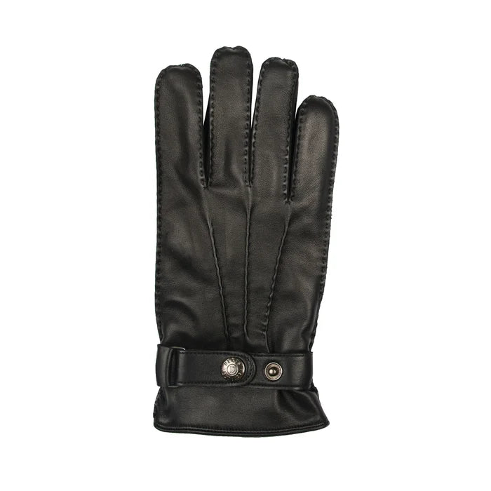 DENTS Tetbury Men's Handsewn Three-Point Wool and Cashmere Blend-Lined Leather Gloves
