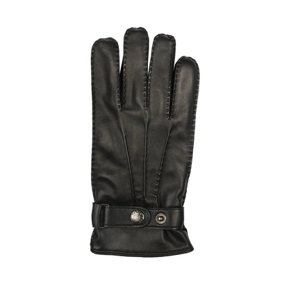 DENTS Tetbury Men's Handsewn Three-Point Wool and Cashmere Blend-Lined Leather Gloves