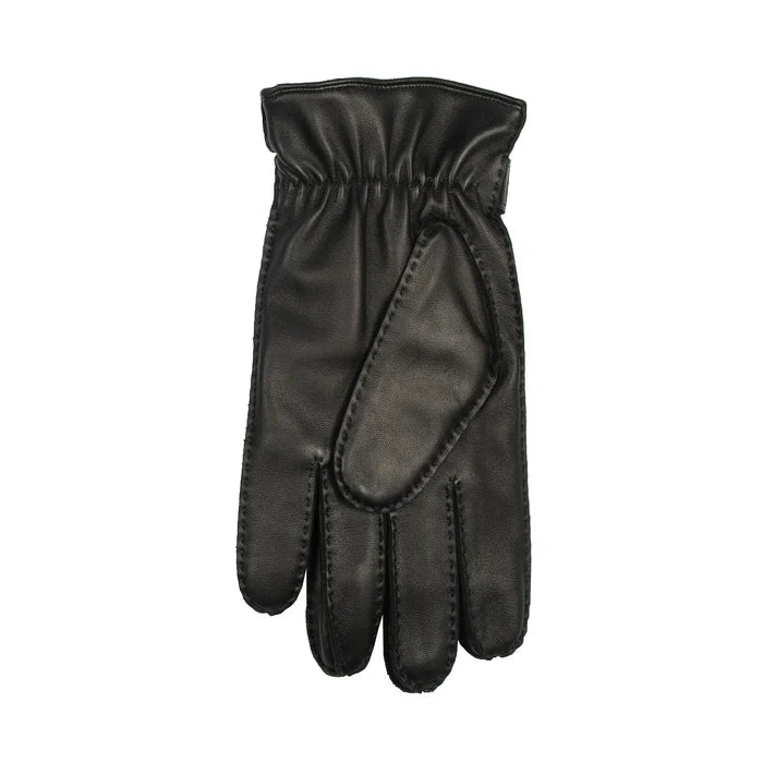 DENTS Tetbury Men's Handsewn Three-Point Wool and Cashmere Blend-Lined Leather Gloves