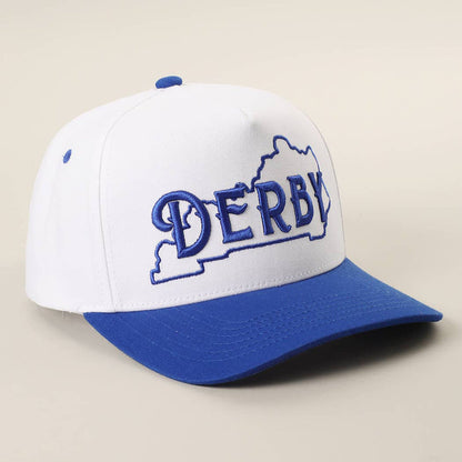 DERBY 3D Embroidered Two-Tone Trucker Hat