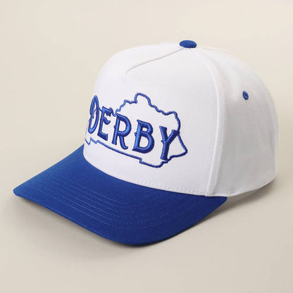 DERBY 3D Embroidered Two-Tone Trucker Hat